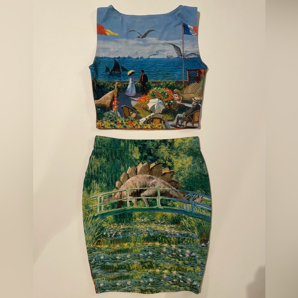 Blackmilk Impressionist Dinosaurs Set - Picture 2 of 2